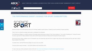 
                            5. The Performance Digest | Science for Sport (Subscription)