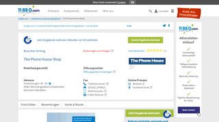 
                            10. ▷ The Phone House Shop | Adresse - 11880.com