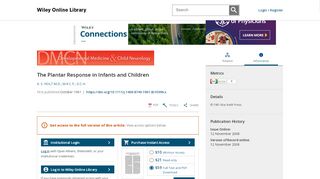 
                            13. The Plantar Response in Infants and Children - Wiley Online Library