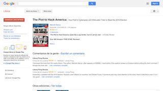
                            10. The Plot to Hack America: How Putin?s Cyberspies and WikiLeaks ... - Resultado de Google Books
