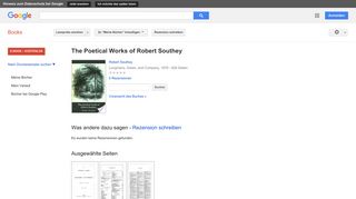 
                            11. The Poetical Works of Robert Southey
