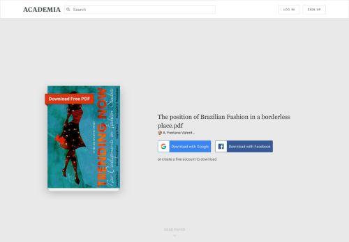 
                            7. The position of Brazilian Fashion in a borderless place.pdf | Anamélia ...