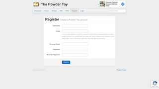 
                            2. The Powder Toy - Register