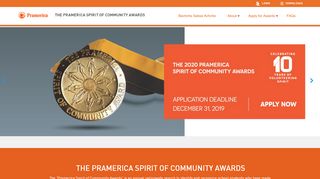 
                            11. The Pramerica Spirit of Community Awards