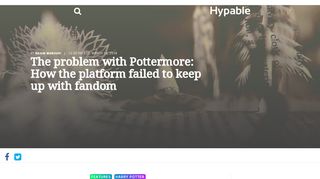 
                            10. The problem with Pottermore: How the platform failed to keep up with ...