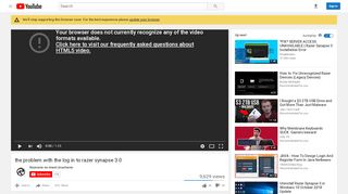 
                            7. the problem with the log in to razer synapse 3.0 - YouTube