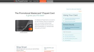 
                            13. The Promotional Mastercard ® Prepaid Card - MyPrepaidCenter.com