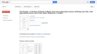 
                            7. The Psalter, or Psalms of David in Metre; from the authorized ...