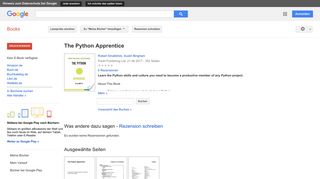
                            2. The Python Apprentice