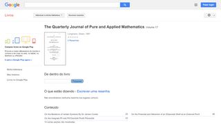 
                            9. The Quarterly Journal of Pure and Applied Mathematics