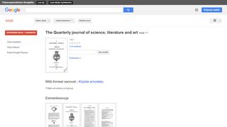 
                            6. The Quarterly journal of science, literature and art