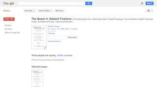 
                            13. The Queen V. Edward Truelove: For Publishing the Hon. Robert Dale ...