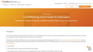 
                            11. The Quick Guide for GoToMeeting Attendees | GoToMeeting