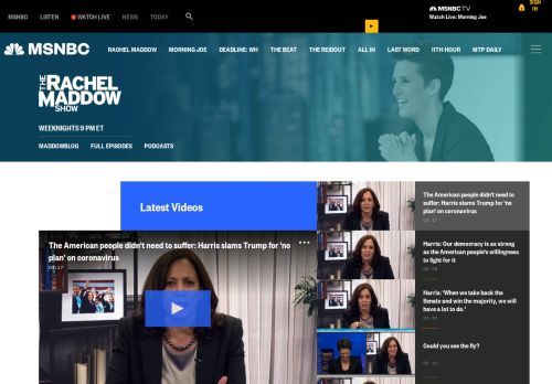 
                            3. The Rachel Maddow Show on msnbc – Latest News & Video | NBC ...