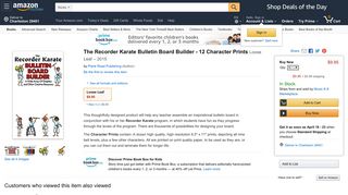 
                            9. The Recorder Karate Bulletin Board Builder - 12 Character Prints ...