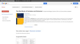 
                            13. The Red Book of Varieties and Schemes: Includes the Michigan ...
