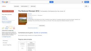 
                            12. The Redwood Stumper 2012: The Newsletter of the Redwood Gun Club, ...