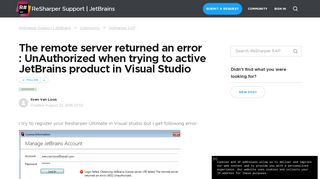 
                            4. The remote server returned an error : UnAuthorized when trying to ...