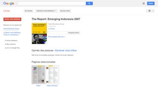 
                            12. The Report: Emerging Indonesia 2007