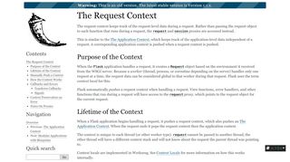 
                            13. The Request Context — Flask 1.0.2 documentation