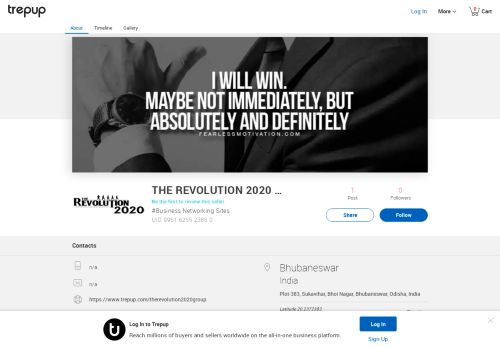 
                            8. THE REVOLUTION 2020 GROUP | Business Networking Sites in ...