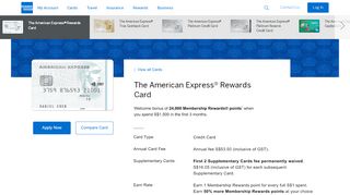 
                            3. The Rewards Card | American Express Singapore