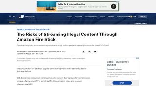 
                            9. The Risks of Streaming Illegal Content Through Amazon Fire Stick ...