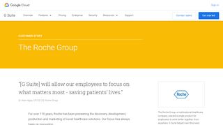 
                            6. The Roche Group: Customer Story - G Suite