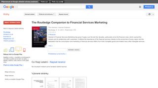 
                            11. The Routledge Companion to Financial Services Marketing