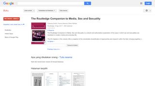 
                            7. The Routledge Companion to Media, Sex and Sexuality