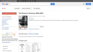 
                            12. The Rower's Almanac 2002-2003