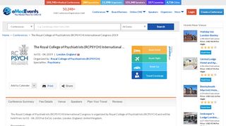 
                            10. The Royal College of Psychiatrists (RCPSYCH) International ...