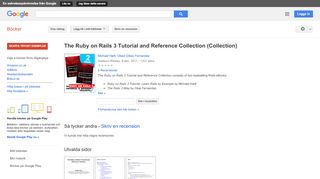
                            9. The Ruby on Rails 3 Tutorial and Reference Collection (Collection)