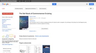 
                            11. The Sail Book of Commonsense Cruising - Risultati da Google Libri