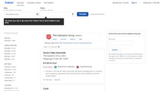 
                            12. The Salvation Army Jobs, Employment | Indeed.com