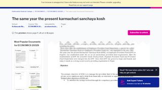
                            12. The same year the present Karmachari Sanchaya Kosh KSK or ...