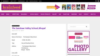 
                            6. The Sanskaar Valley School Bhopal | Brainfeedmagazine