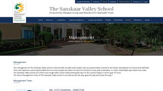 
                            5. The Sanskaar Valley School - Management