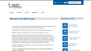 
                            2. the SBF ePortal - Singapore Business Federation