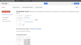 
                            8. The Scottish Jurist: Being Reports of Cases Decided in the Supreme ... - Google Books-Ergebnisseite
