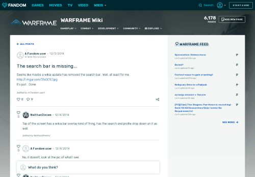 
                            5. The search bar is missing... | WARFRAME Wiki | FANDOM powered by Wikia