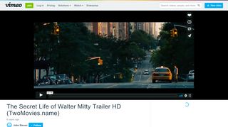 
                            5. The Secret Life of Walter Mitty Trailer HD (TwoMovies.name) on Vimeo