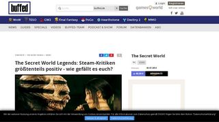 
                            9. The Secret World Legends: Steam-Kritiken größtenteils positiv - wie ...