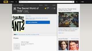 
                            13. The Secret World of 'Antz' (TV Movie 1998) - IMDb
