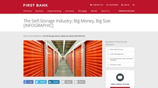 
                            12. The Self-Storage Industry: Big Money, Big Size ... - First Bank