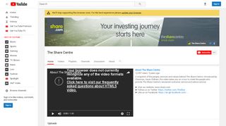 
                            7. The Share Centre - YouTube