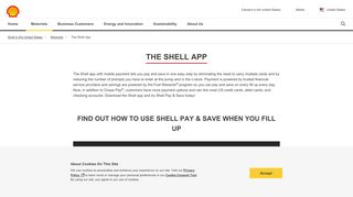 
                            2. The Shell App with mobile payment | Shell United States - Shell Oil