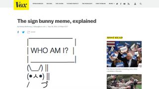 
                            13. The sign bunny meme, explained - Vox