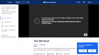 
                            12. The Silk Road (video) | Khan Academy