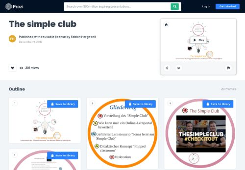 
                            11. The simple club by Fabian Hergesell on Prezi